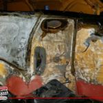 alles weg - keine Lenkung...und keine Stabilitätsbleche mehr drin - AUDI 80 Typ B1 als GT/V mit 45er Weber DCOE 152