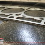 deutlich sichtbare Schichten der Dichtung - Alpina-Motors - BMW M30 Alpina Schnitzer Hartge 3.6 3,7 3,8